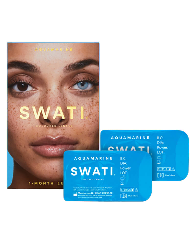 Swati 1-Monats-Kontaktlinsen Aquamarine