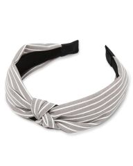 Everneed Haarband Kara Streifen - Grau 