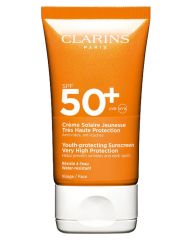 Clarins Youth-protecting Sunscreen Face Very High Protection SPF 50+