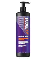 Fudge Clean Blonde Violet-Toning Shampoo 1000 ml