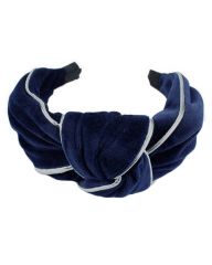 Everneed Velvet Haarband - Navy 