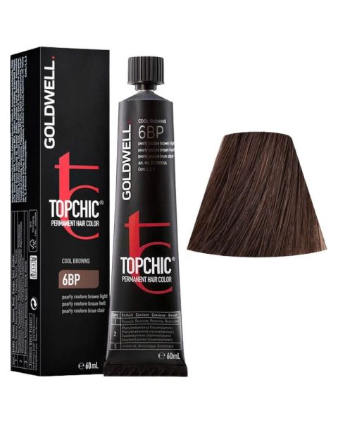 Goldwell Topchic Hair Color 6BP Pearly Couture Brown Light Goldwell Topchic Hair Color 6BP Pearly Couture Brown Light