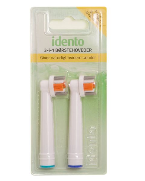 Idento 3-i-1 Børstehoveder