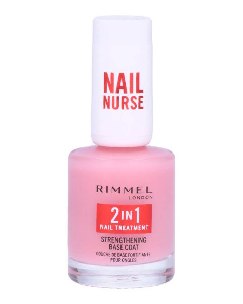 Rimmel London 2 In 1 Nail Treatment Strengthening Base Coat Rimmel London 2 In 1 Nail Treatment Strengthening Base Coat