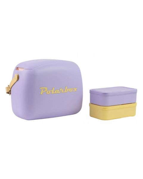 Polarbox Lilac - Yellow Pop 6 L. Køleboks Polarbox Lilac - Yellow Pop 6 L. Køleboks