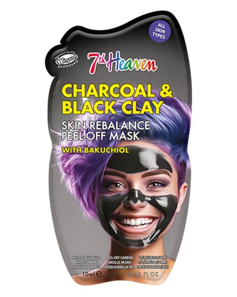 7th Heaven Charcoal & Black Clay Skin Rebalance Peel-Off Mask 7th Heaven Charcoal & Black Clay Skin Rebalance Peel-Off Mask