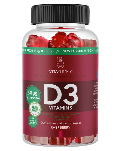 Vitayummy D3 Vitamins Raspberry Vitayummy D3 Vitamins Raspberry