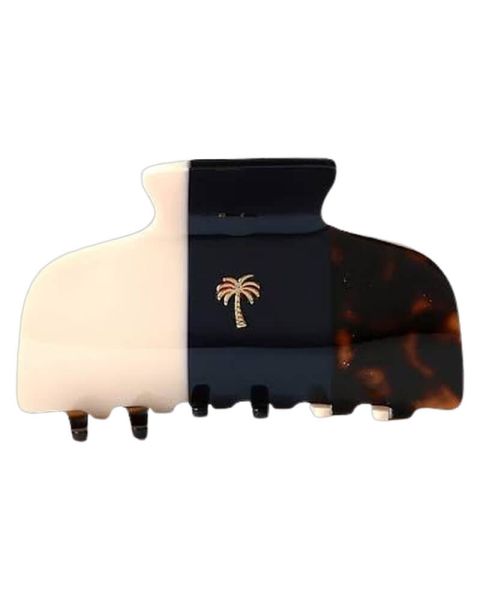 Fan Palm Hair Clips Indigo Blaze