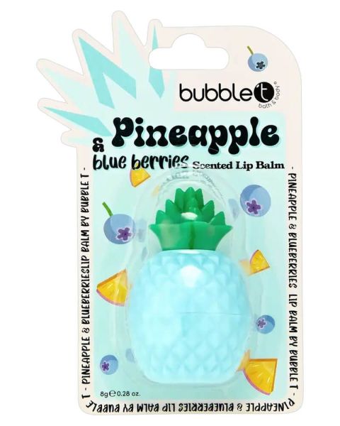 Bubble T Lip Balm Pineapple & Blueberry Bubble T Lip Balm Pineapple & Blueberry