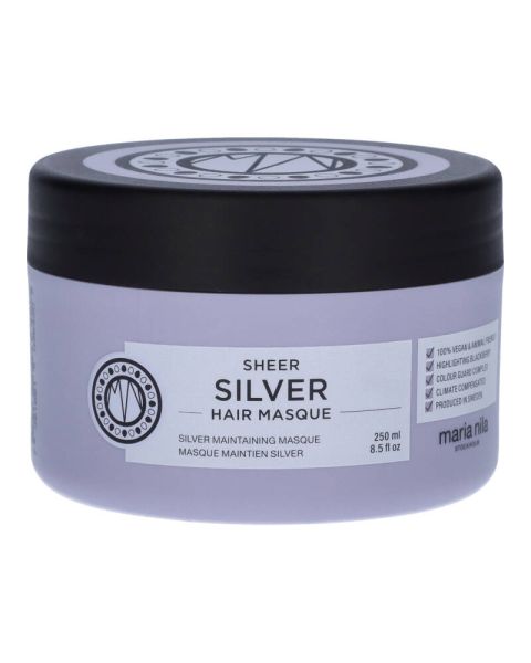 MARIA NILA Sheer Silver Masque