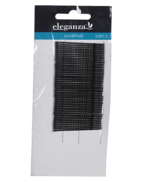 Eleganza Haarnadeln Schwarz