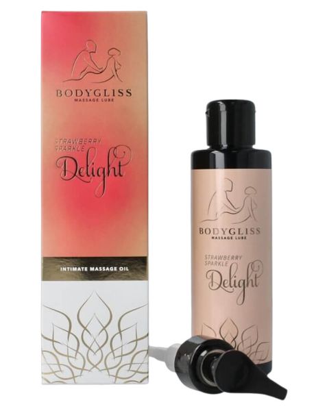 BodyGliss Massage Oil And Lubricant Strawberry & Champagne BodyGliss Massage Oil And Lubricant Strawberry & Champagne
