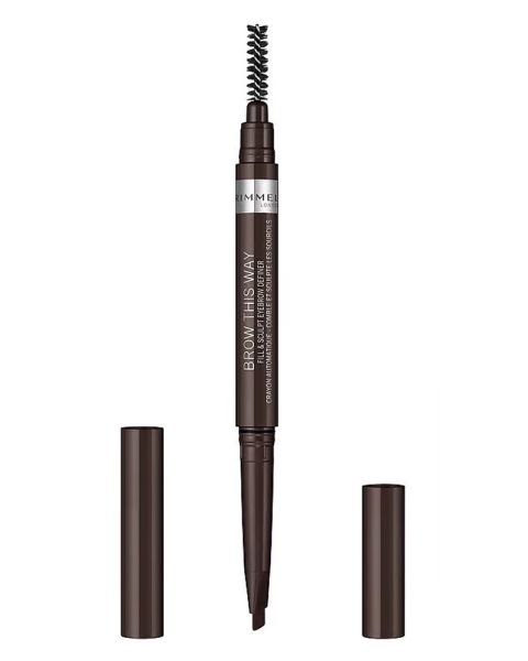 Rimmel London Brow This Way Eyebrow Pencil 002 Medium Brown Rimmel London Brow This Way Eyebrow Pencil 002 Medium Brown