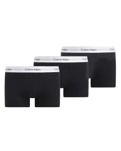 Calvin Klein Cotton Stretch Shorty Trunks 3-Pak Sort Str. XXL