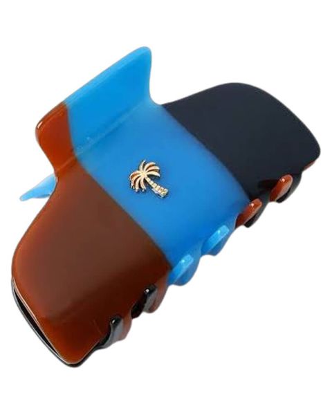 Fan Palm Hair Clip - Ocean Blue Fan Palm Hair Clip - Ocean Blue
