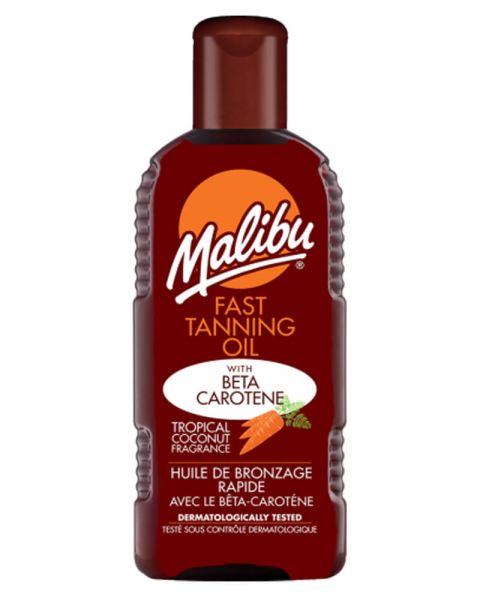 Malibu Fast Tanning Oil With Beta Carotene Malibu Fast Tanning Oil With Beta Carotene