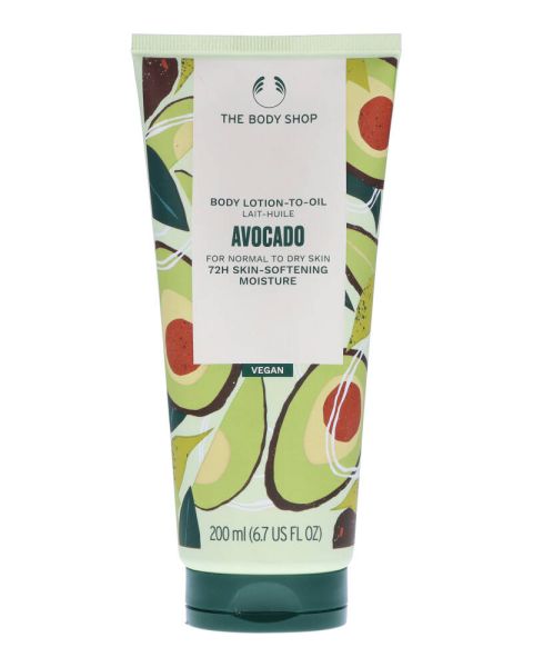 The Body Shop Avocado Body Lotion-To-Oil The Body Shop Avocado Body Lotion-To-Oil