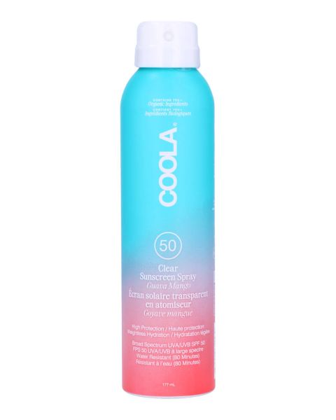 COOLA Classic Suncreen Spray Guava Mango SPF 50