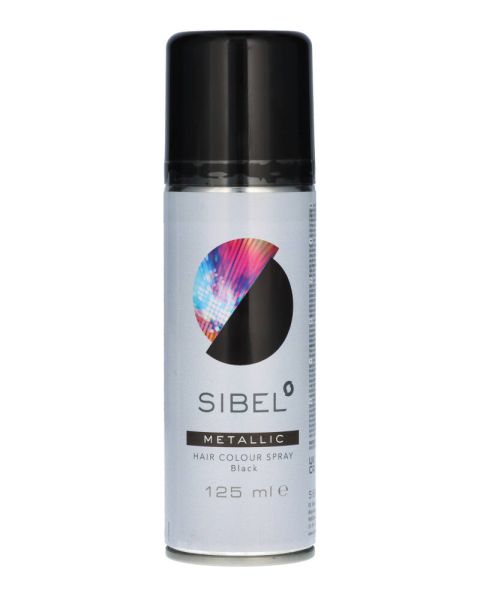 Sibel Metallic Hair Colour Spray Black - Art P001152 Sibel Metallic Hair Colour Spray Black - Art P001152