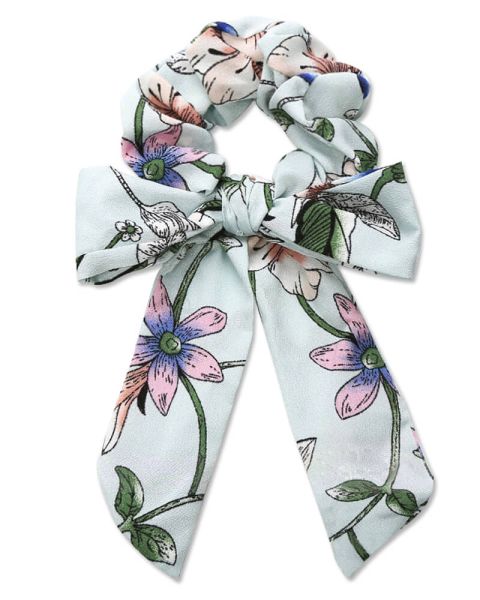 Everneed Trille Bow Scrunchie Blau
