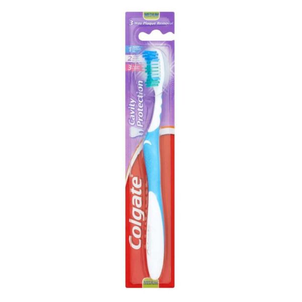Colgate Cavity Protection Tandbørste - Medium - Blue