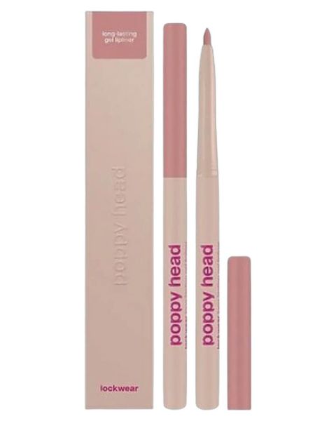Poppy Head Lockwear Long-Lasting Gel Lipliner 03 Nude Alarm Poppy Head Lockwear Long-Lasting Gel Lipliner 03 Nude Alarm