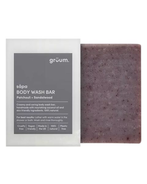 Grüum Body Wash Bar Patshouli + Sandalwood Grüum Body Wash Bar Patshouli + Sandalwood