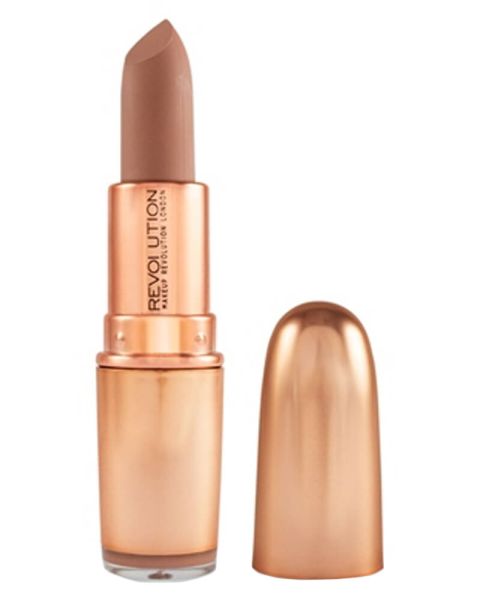 Makeup Revolution Iconic Matte Nude Revolution Lipstick Wishful