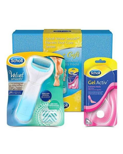 Scholl Velvet Smooth + GelActiv Extreme Heels Insole (Blue) Scholl Velvet Smooth + GelActiv Extreme Heels Insole (Blue)