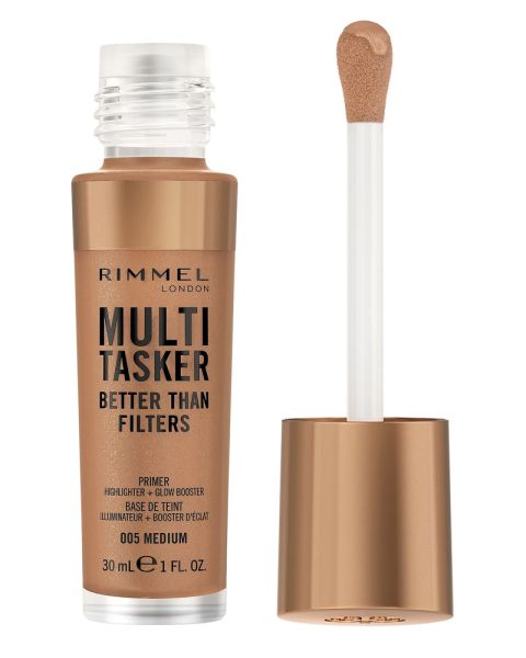 Rimmel London Multi Tasker Better Than Filters Primer Highliger + Glow Booster 005 Medium Rimmel London Multi Tasker Better Than Filters Primer Highliger + Glow Booster 005 Medium