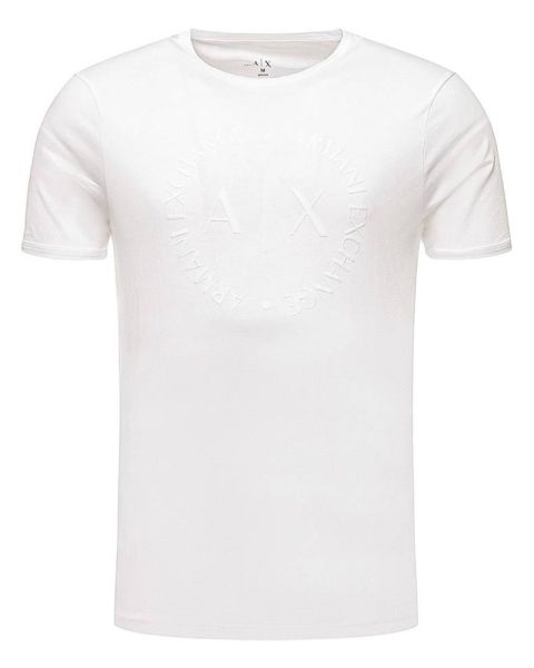 Armani Exchange Men T-Shirt Hvid Str. XL Armani Exchange Men T-Shirt Hvid Str. XL