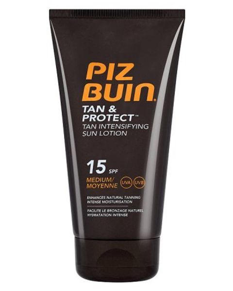 Piz Buin Tan & Protect Tan Intensifying Sun Lotion SPF 15 Piz Buin Tan & Protect Tan Intensifying Sun Lotion SPF 15
