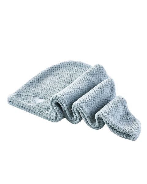 Yuaia Haircare Microfiber Haartuch Hellblau