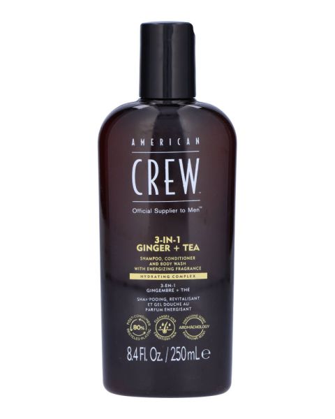 American Crew 3-In-1 Ginger + Tea American Crew 3-In-1 Ginger + Tea