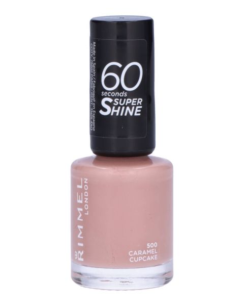 Rimmel London 60 Seconds Super Shine Neglelak 500 Caramel Cupcake Rimmel London 60 Seconds Super Shine Neglelak 500 Caramel Cupcake