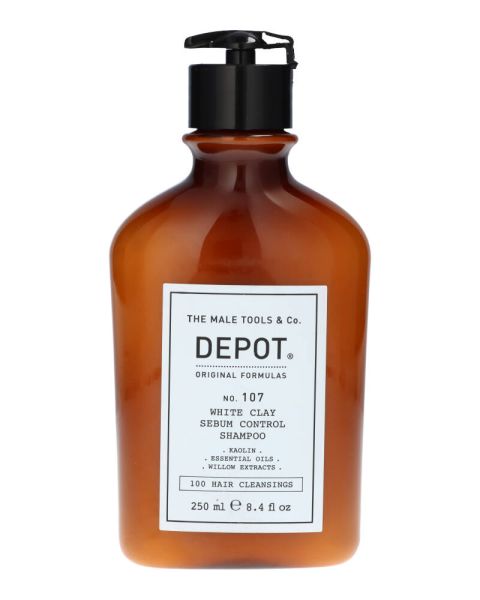 DEPOT No. 107 White Clay Sebum Control Shampoo