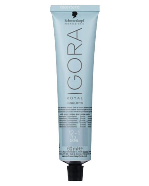 Schwarzkopf IGORA ROYAL Highlifts 12-1 Special Blonde Cendré Schwarzkopf IGORA ROYAL Highlifts 12-1 Special Blonde Cendré