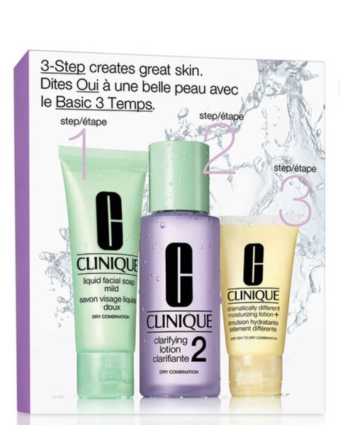 Clinique Set 2-step Skin Care - Dry-Combination (lila)