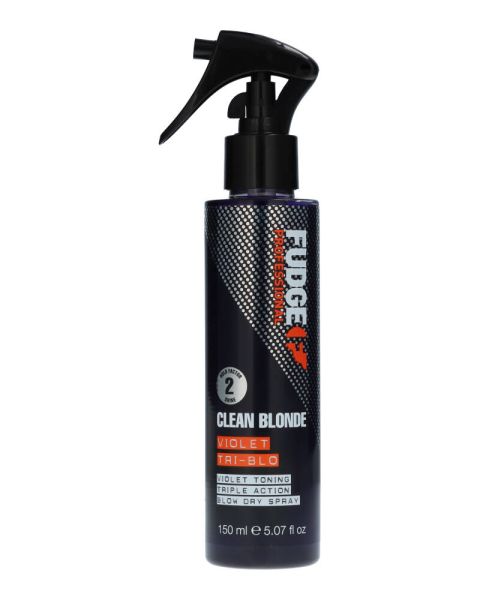 Fudge Clean Blonde Violet Tri-Blo Violet Toning Triple Action Blow Dry Spray