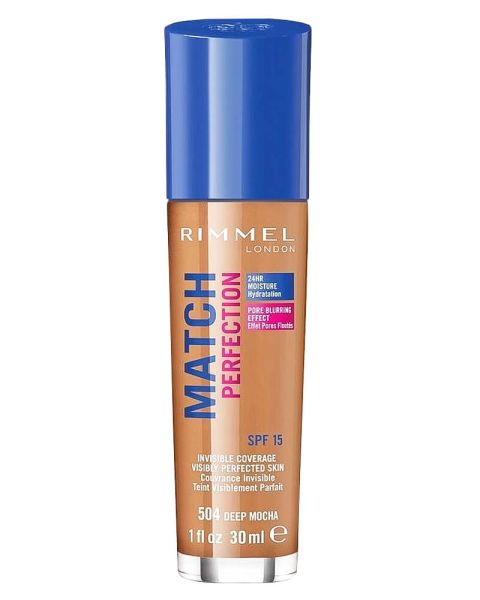 Rimmel Match Perfection SPF 15 504 Deep Mocha
