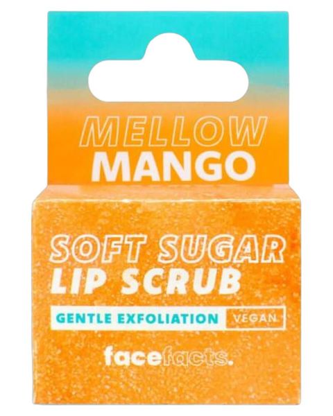 Face Facts Soft Sugar Lip Scrub – Mellow Mango Face Facts Soft Sugar Lip Scrub – Mellow Mango