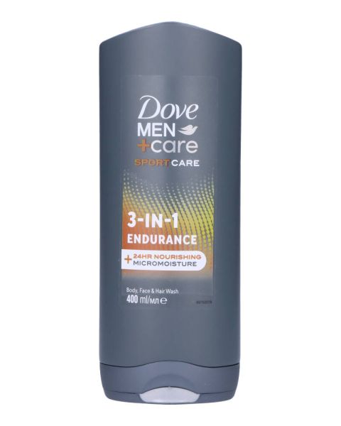 Dove Men + Care Sports Care 3-In-1 Endurance Body, Face & Hair Wash Dove Men + Care Sports Care 3-In-1 Endurance Body, Face & Hair Wash