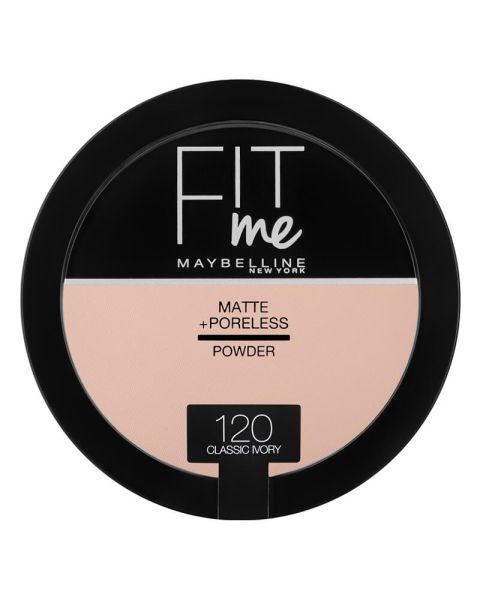 Maybelline Fit Me Matte + Poreless Powder - 120 Classic Ivory Maybelline Fit Me Matte + Poreless Powder - 120 Classic Ivory