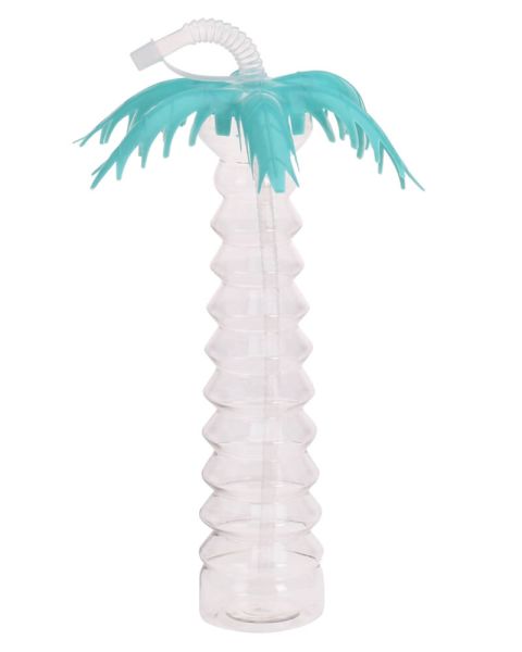 Excellent Houseware Trinkflasche Klar Palme