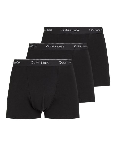 Calvin Klein Icon Cotton Stretch Relaxed Fit Trunks 3-Pack Sort XXXL