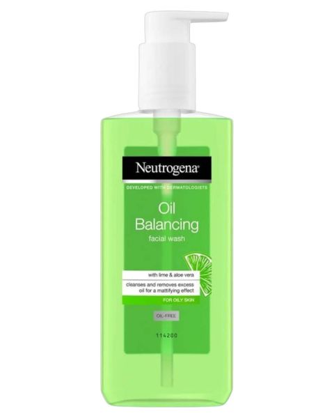 Neutrogena Oil Balancing Facial Wash Lime & Aloe Vera Neutrogena Oil Balancing Facial Wash Lime & Aloe Vera