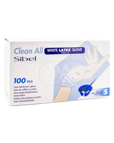 Sibel Weiß Latex Handschuhe Klein Ref. 093200154