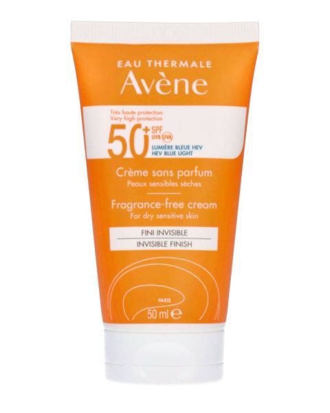 Avéne Fragrance Free Cream For Dry Sensitive Skin SPF 50 Avéne Fragrance Free Cream For Dry Sensitive Skin SPF 50
