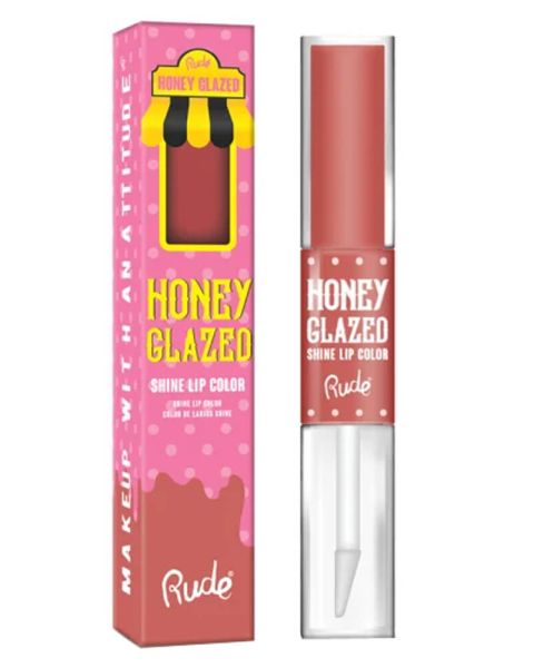 Rude Cosmetics Honey Glazed Shine Lip Color Crullers (U) Rude Cosmetics Honey Glazed Shine Lip Color Crullers (U)
