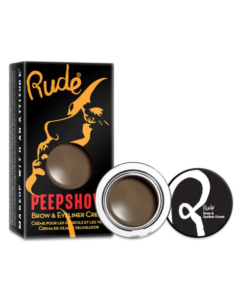 Rude Cosmetics Peep Show Brow & Eyeliner Cream One On One 88036 (U) Rude Cosmetics Peep Show Brow & Eyeliner Cream One On One 88036 (U)